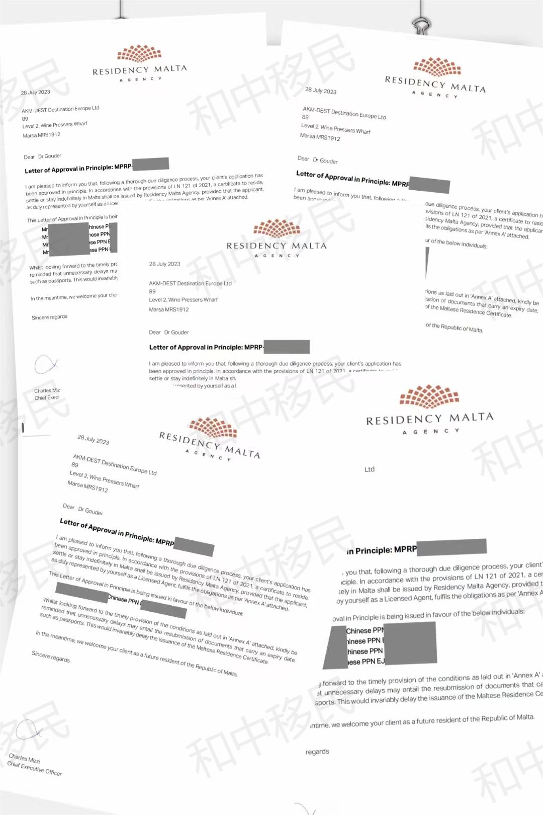 2023年7月：馬耳他永居申請兩個家庭順利獲批！